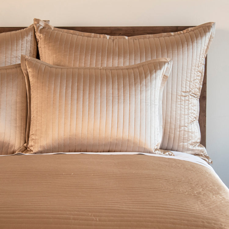 Charmeuse Channel Quilt Pillow -PWNQ2014-SAN PWNQ3630-SAN