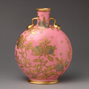 Jardin Fleur Pink/Gold Yardage