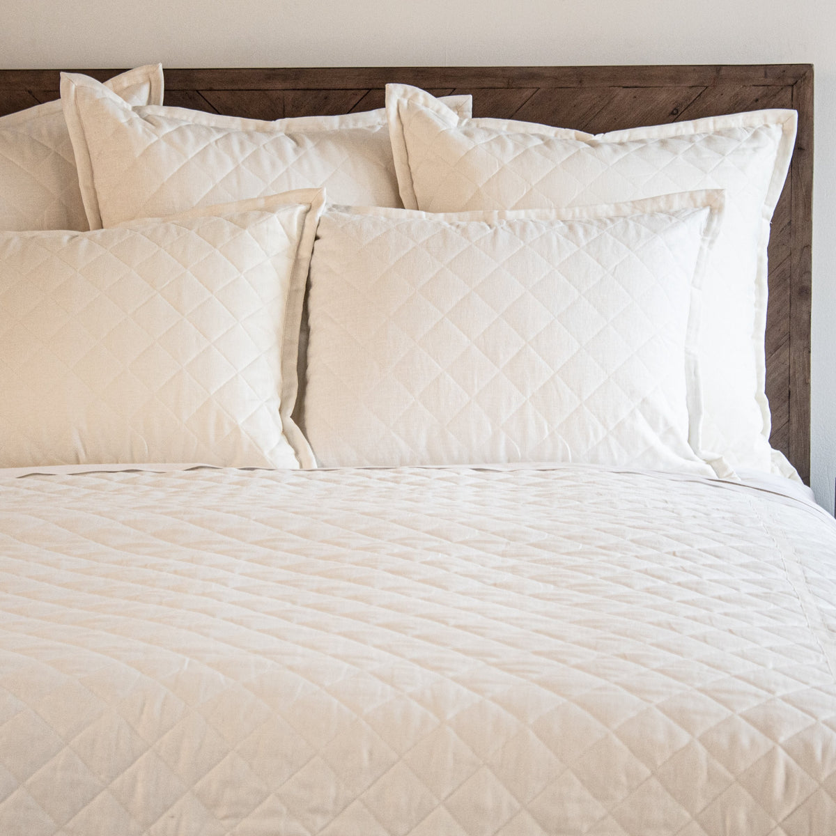 Linen Quilted Coverlet Ann Gish Luxury Linens and Bedding