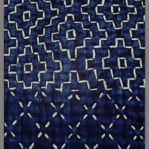 Sashiko Hishi-Moyo Fabric