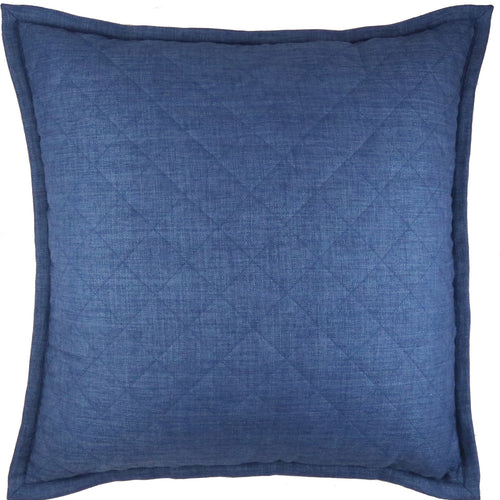 Product with title Faux Linen Coverlet Set - Indigo