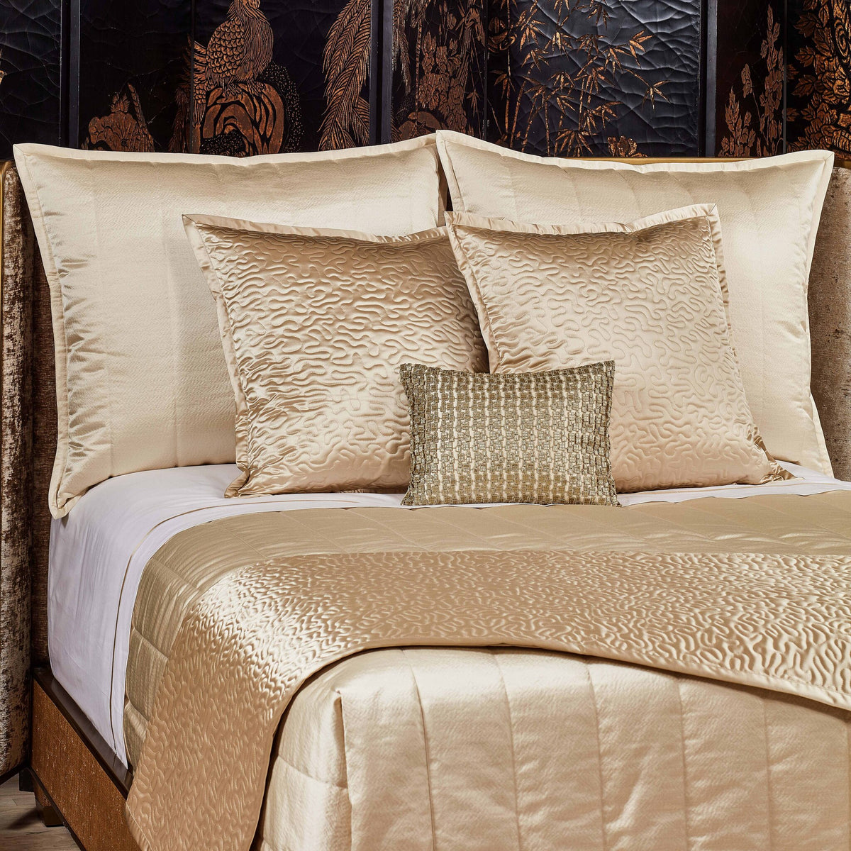 Luxury Bed Quilts + Coverlets