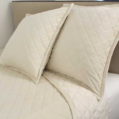 Product with title Velvet Coverlet Set - Ivory
