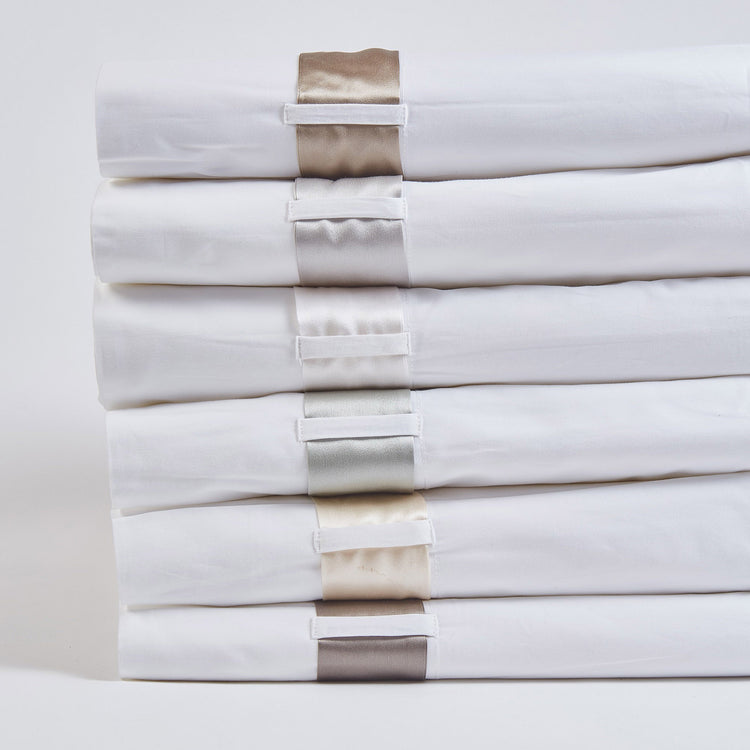 Product with title Cotton Flat Sheet For Silk Band Sheeting - STCSQ-WHI
