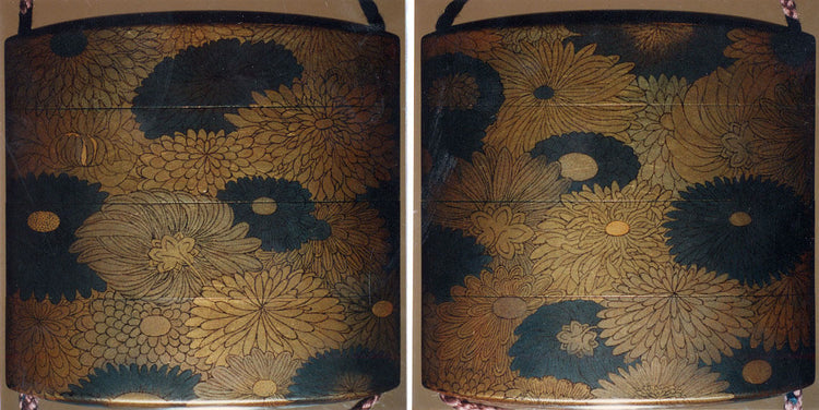 Inrō with Chrysanthemum Blossoms