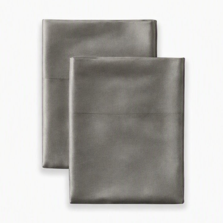 Silo of Charmeuse Pillowcases in Metal- PCCHK-MET PCCHS-MET