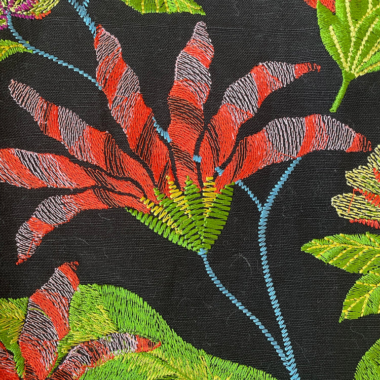 Custom Curtain Cloud Forest Black