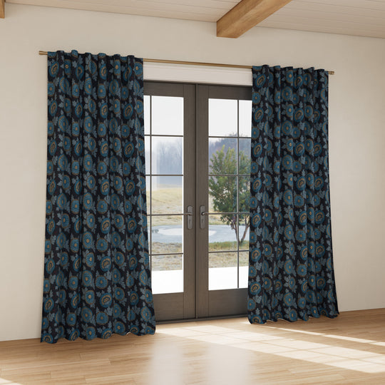 Custom curtain in Blossom