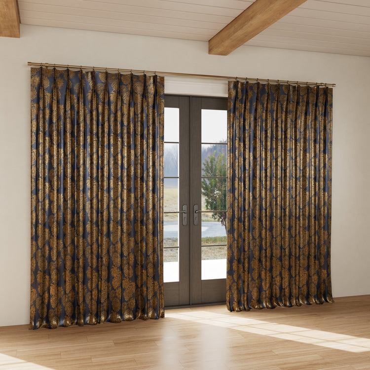 Custom curtain in Chrysanthemum