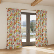 Custom curtain in Cloud Forest in White