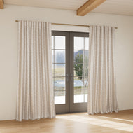 Custom curtain in Diamond Dust