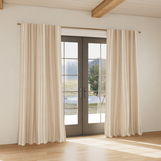 Custom curtain in Echelon