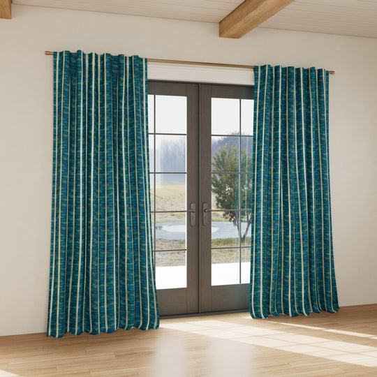 Custom curtain in Egyptian Faience