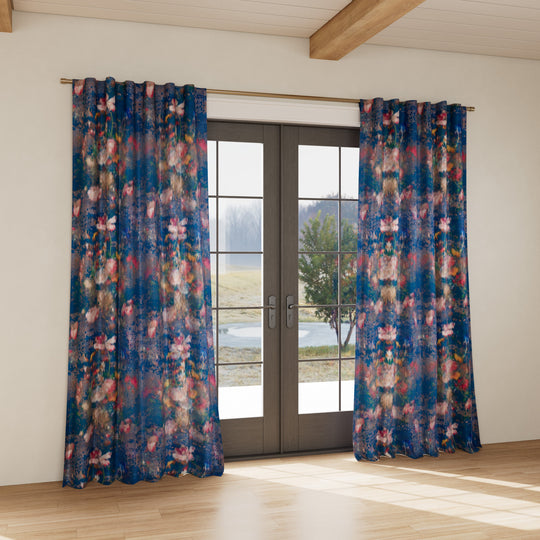 Custom curtain in Ibiza Navy