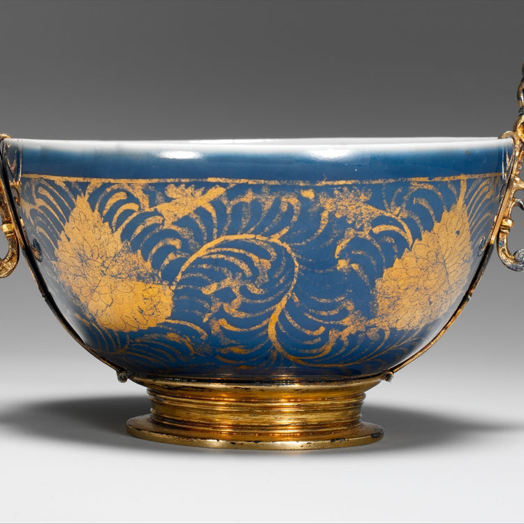 Bowl with Stylized Leaves