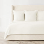 Linea Coverlet Set - Ivory