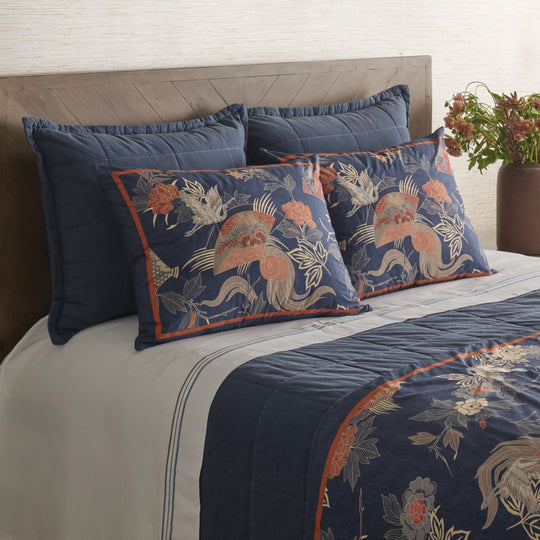 Sensu Comforter Set in Marine - QSETCOSNK-MAR QSETCOSNQ-MAR
