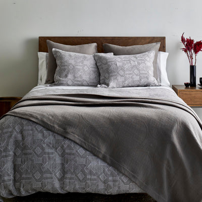 Great Hall Coverlet Set in Ash - YSETCOGHK-ASH YSETCOGHQ-ASH