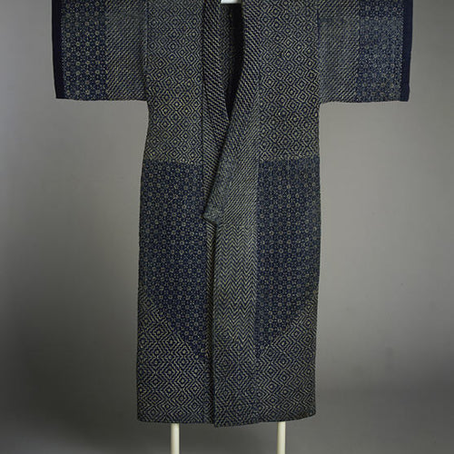 Sashiko Hishi-Moyo Fabric