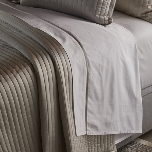 Silk Trim Sheet Set in Ivory