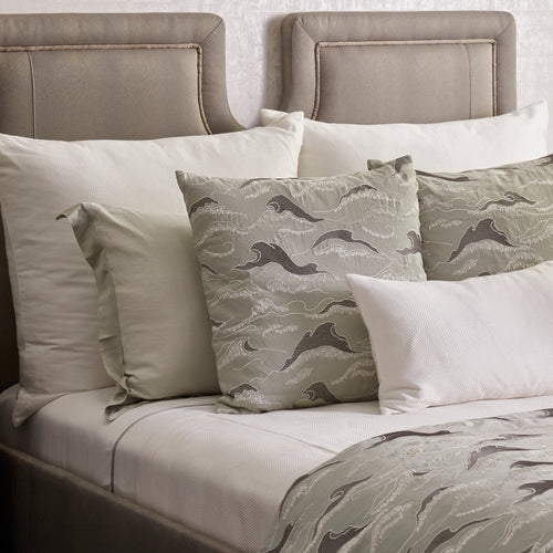 Keyhole Upholstered Bed / Headboard