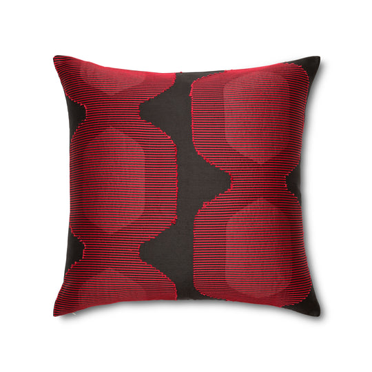 Lantern Sham in Black/Red - SHLNE-BLK-RED