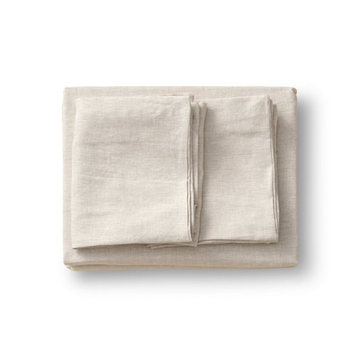 Linen Duvet Set - Natural