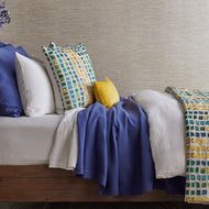 Great Hall in Indigo + Tesserae Complete Bedding Set