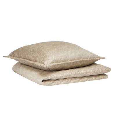 Product with title Raffia Coverlet Set - Taupe