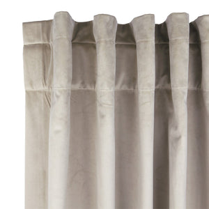 Product with title Velvet Curtain Panel - Taupe