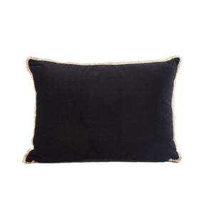 Product with title Black-Velvet-Pillow - YPWVE2216-BLK