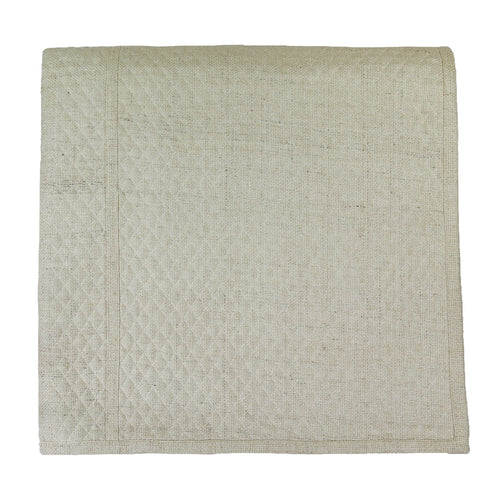 Product with title Quilted Basketweave Coverlet - COBQK-NAT COBQQ-NAT