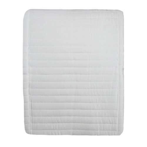 Product with title Charmeuse Channel Quilt Box Spring Cover Product with title Charmeuse Channel Quilt Box Spring Cover BXNQK-WHI BXNQQ-WHI