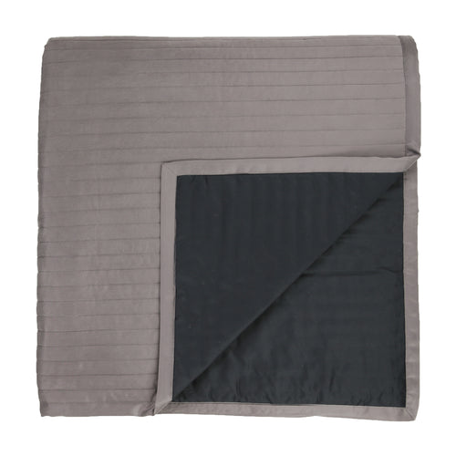 Product with title Charmeuse Channel Quilt Coverlet - CONQK-MET CONQQ-MET