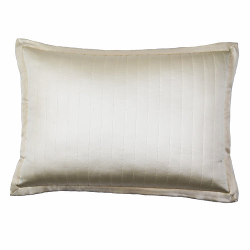Product with title Charmeuse Channel Quilt Sham - SHNQK-IVO SHNQS-IVO