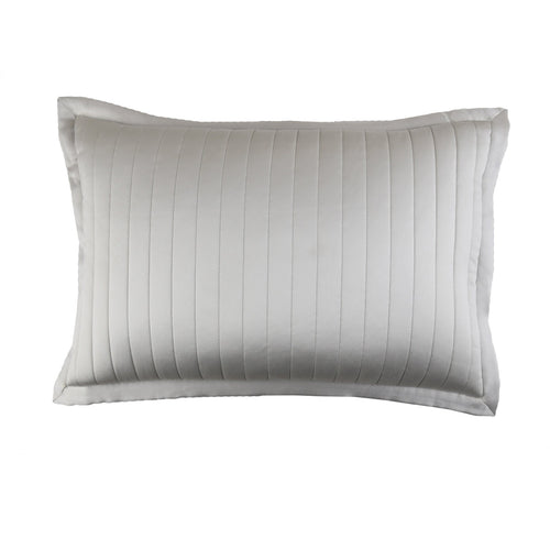 Product with title Charmeuse Channel Quilt Sham - SHNQK-SIL SHNQS-SIL
