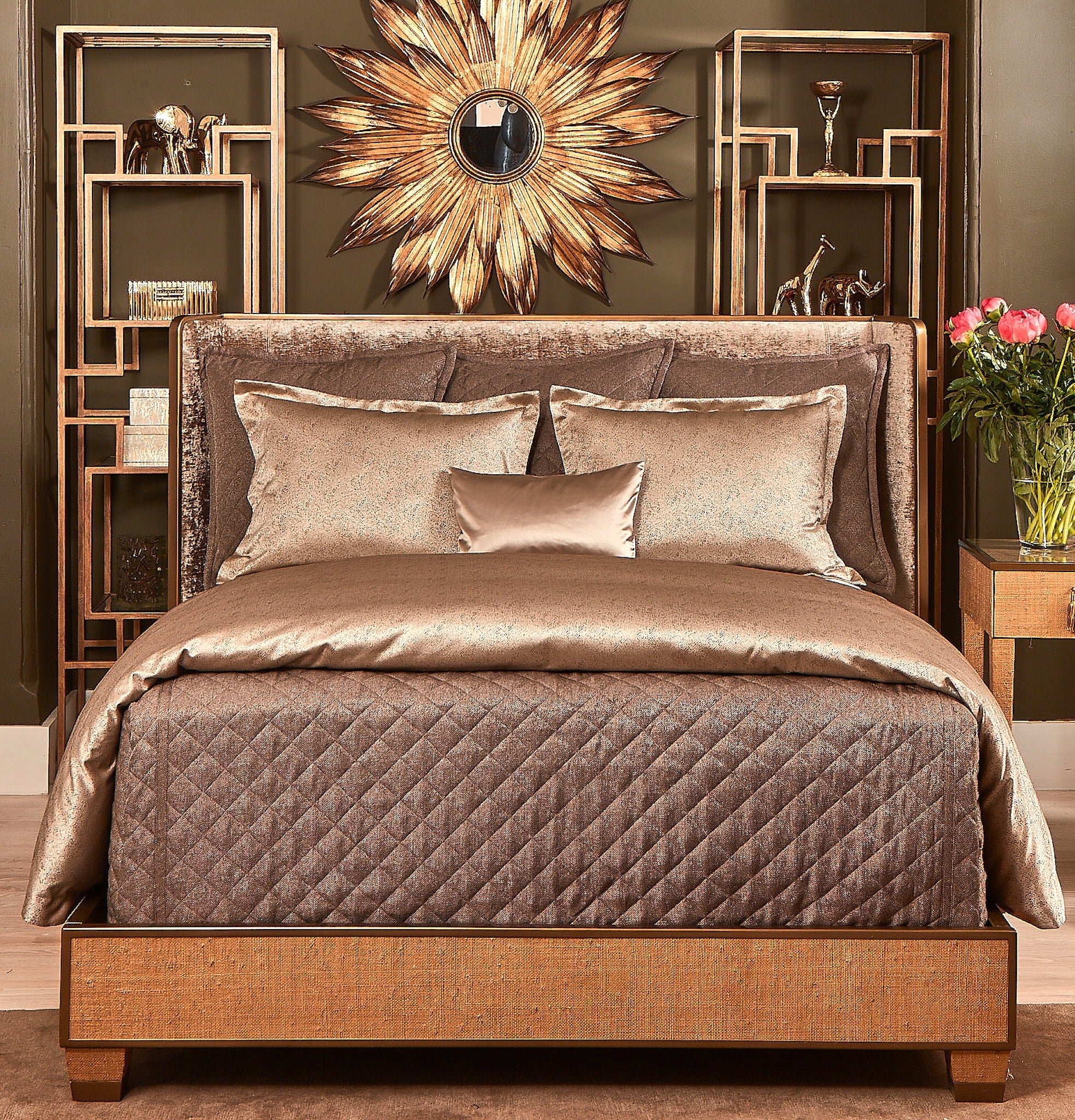 Product with title Imprint-Duvet-Set-Bronze - YSETDVIMK-BRZ