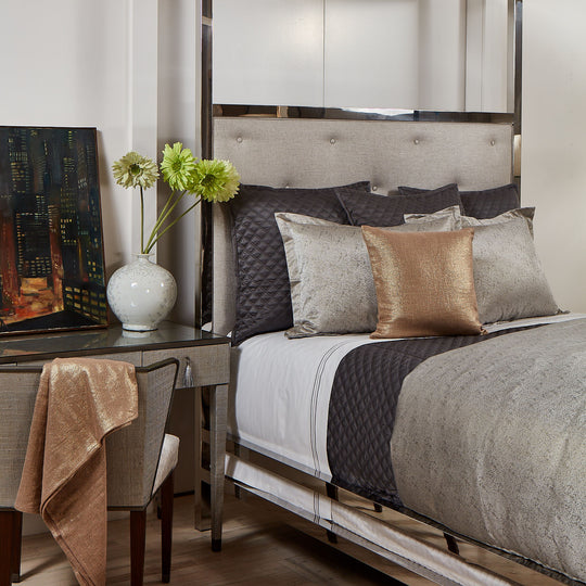 Product with title Imprint-Duvet-Set-Pewter - YSETDVIMK-PEW YSETDVIMQ-PEW