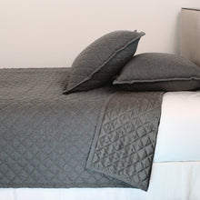 Product with title Flannel Coverlet Set - Grey YSETCOFLK-GRY YSETCOFLQ-GRY