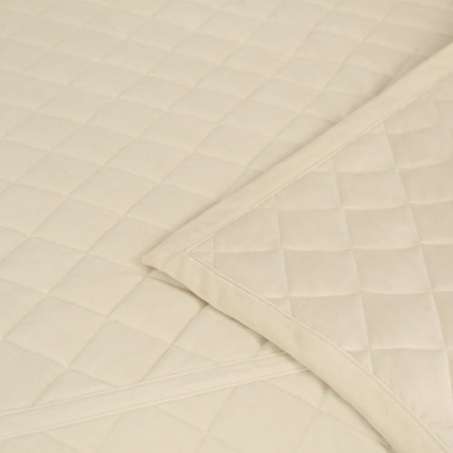 Product with title Velvet Coverlet Set - Ivory
