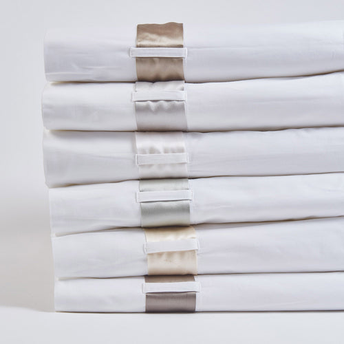 Product with title Cotton Flat Sheet For Silk Band Sheeting - STCSQ-WHI