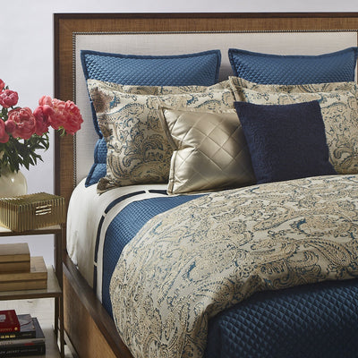 Product with title Single-Diamond-Coverlet-Set-Teal - YSETCODIK-TE